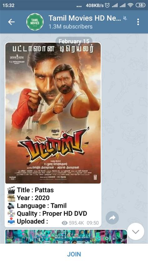 10 Apr 2022, 1009. . Telegram movies tamil